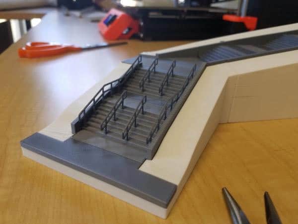 Stairway made with 3D printer